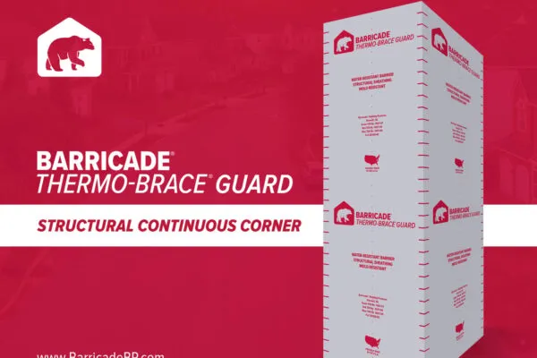 Barricade® to Unveil Continuous Insulation Corner Sheathing at IBS 2023