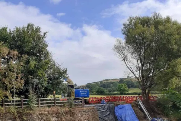 LAND & WATER TO BEGIN WORK AT HISTORIC SPOT ON THE DEVON AND CORNWALL BORDER